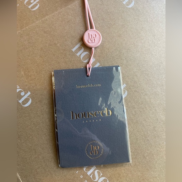 House of CB MYRNA Chocolate brown satin corset dress - Picture 5 of 6